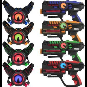ArmoGear Laser Tag – Laser Tag Guns with Vests Set of 4